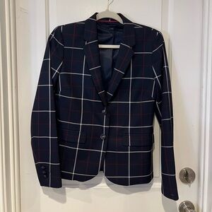 Tommy Hilfiger Dark Blue Blazer with Red and White Accents